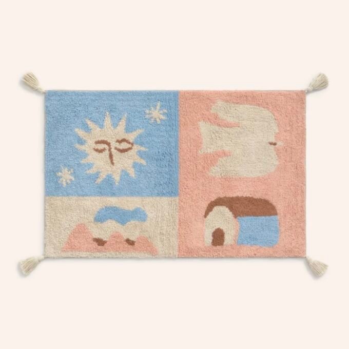 Multicolored Camp Rug