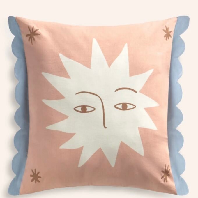 Multicolor Camp Square Cushion Cover