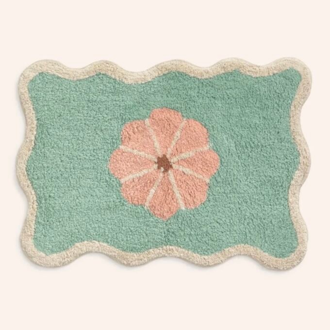 Green Camp Bath Mat