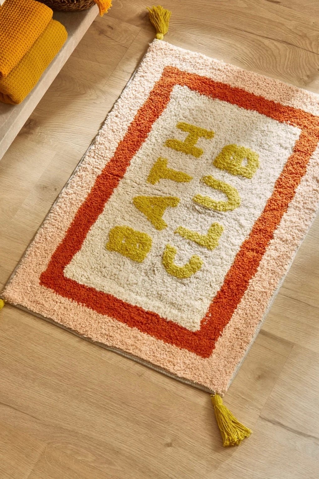 Orange Club Bath Mat - Image 2