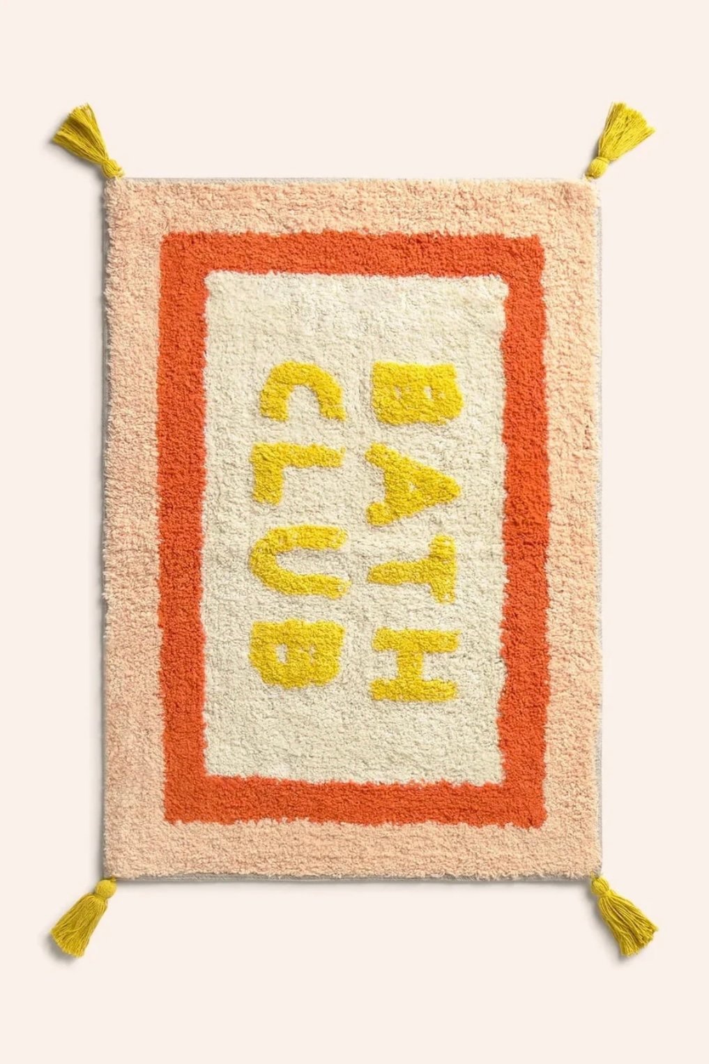 Orange Club Bath Mat