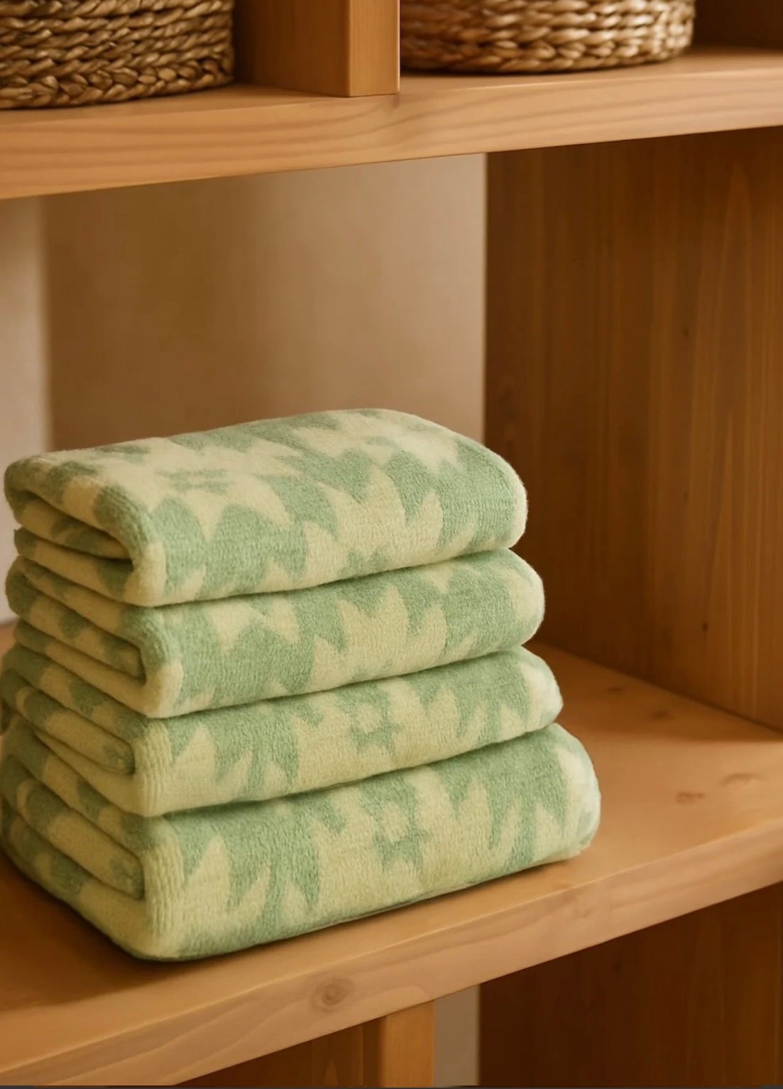 Nepturno jacquard terry cotton hand towel 30 x 50cm set 4 - Image 3