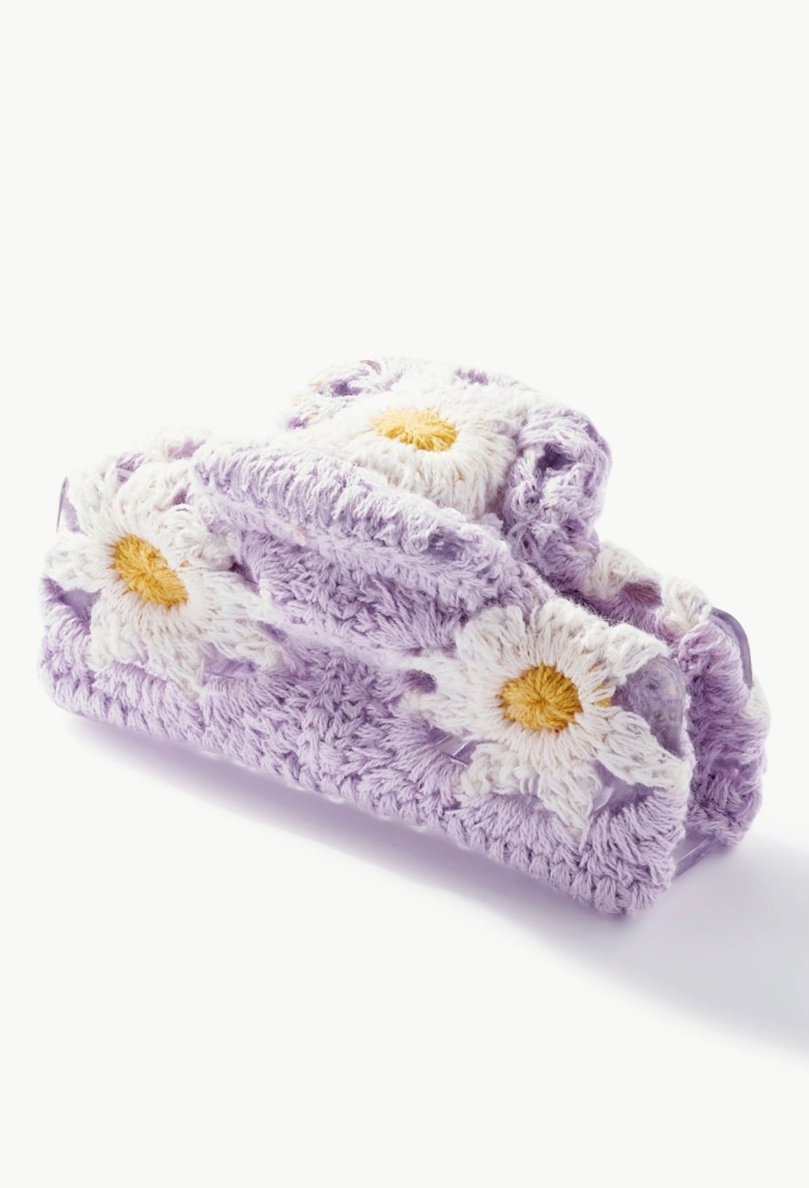 Crochet Flower Hair Clip