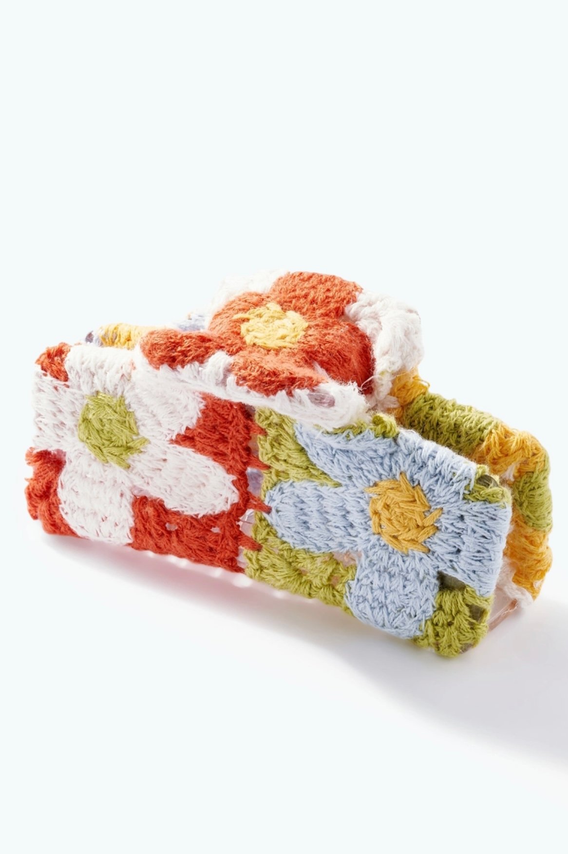 Crochet Flower Hair Clip