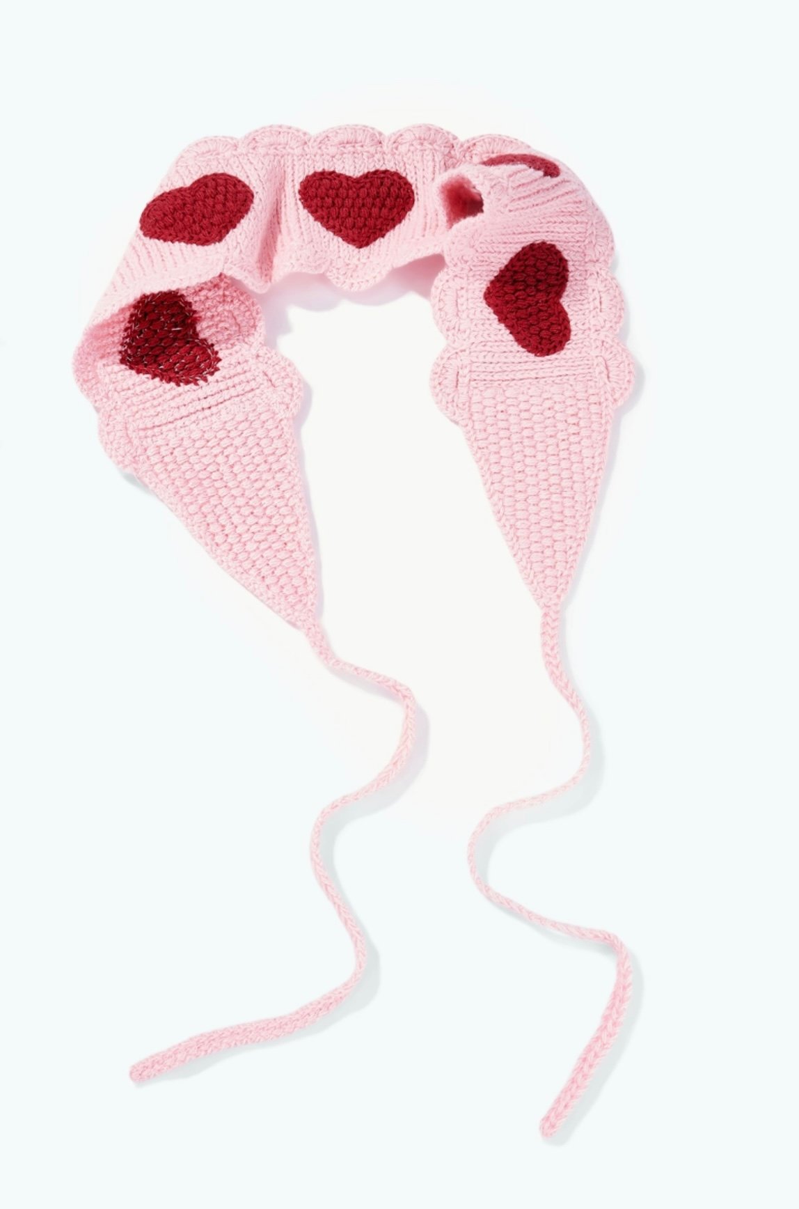 Crochet Heart Bandana