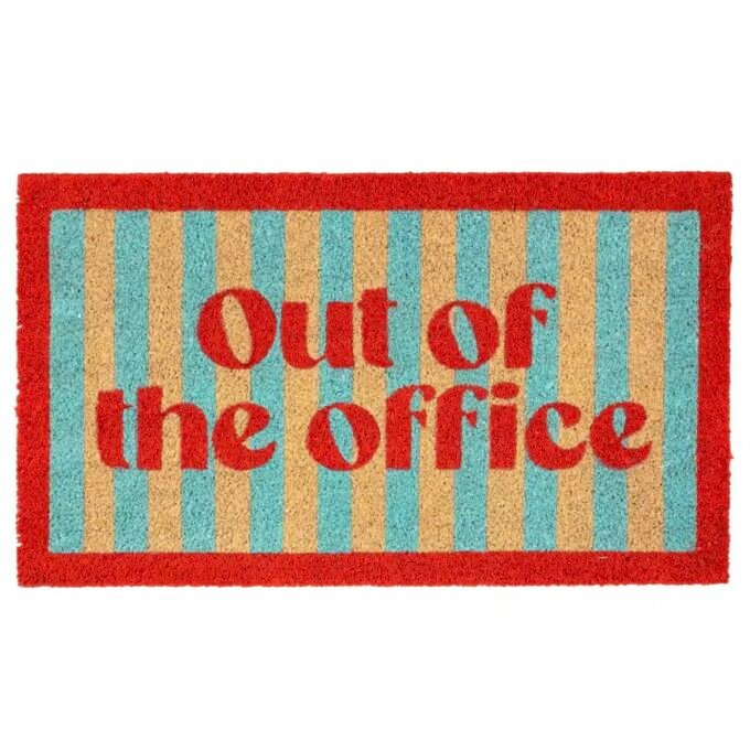 " Out of the office " Doormat
