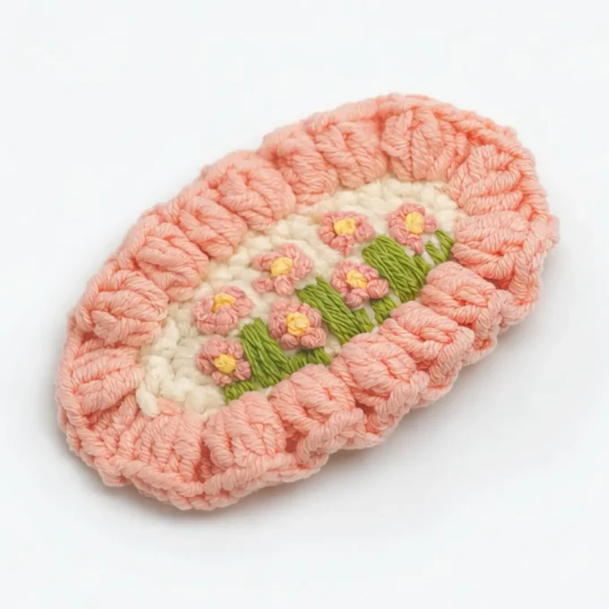 Crochet Hair Barrette