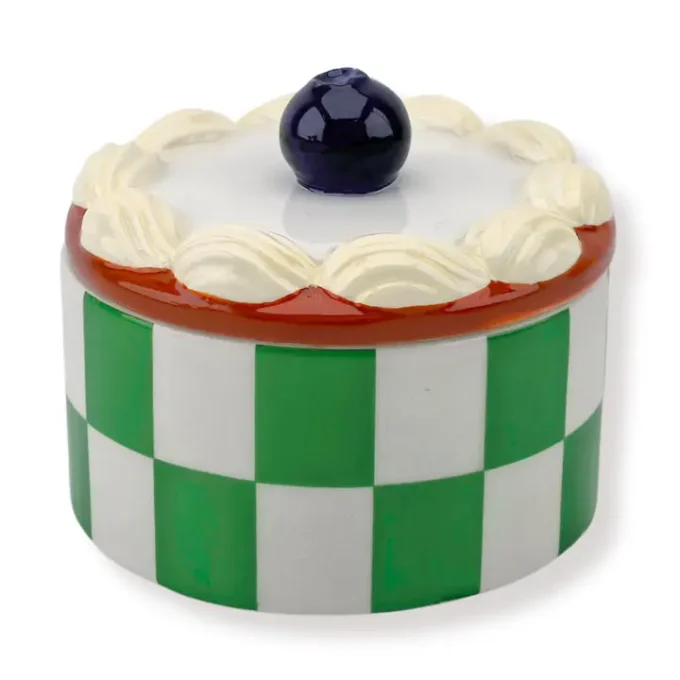 Storage Jar - Tartlet Whipped Cream - Green - 9x9x7,5cm