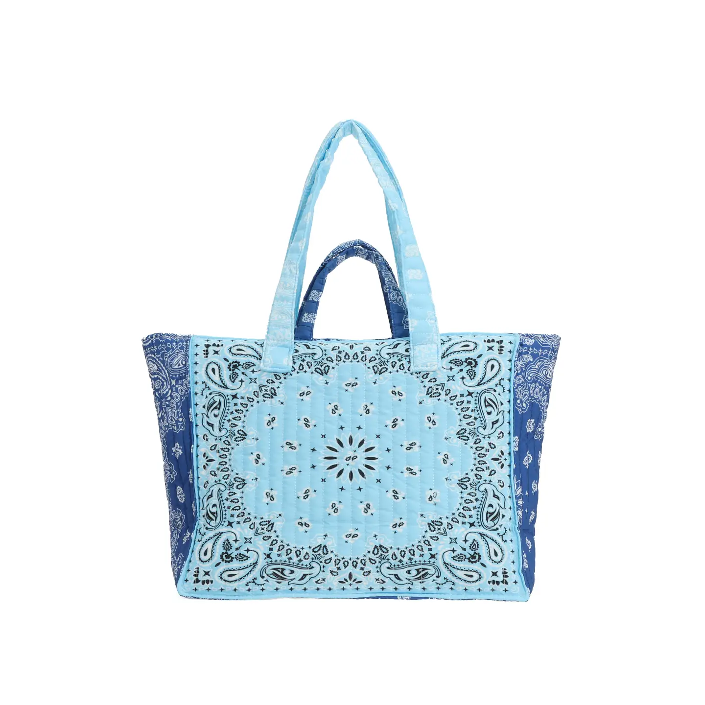 Blue Bandana Tote Bag