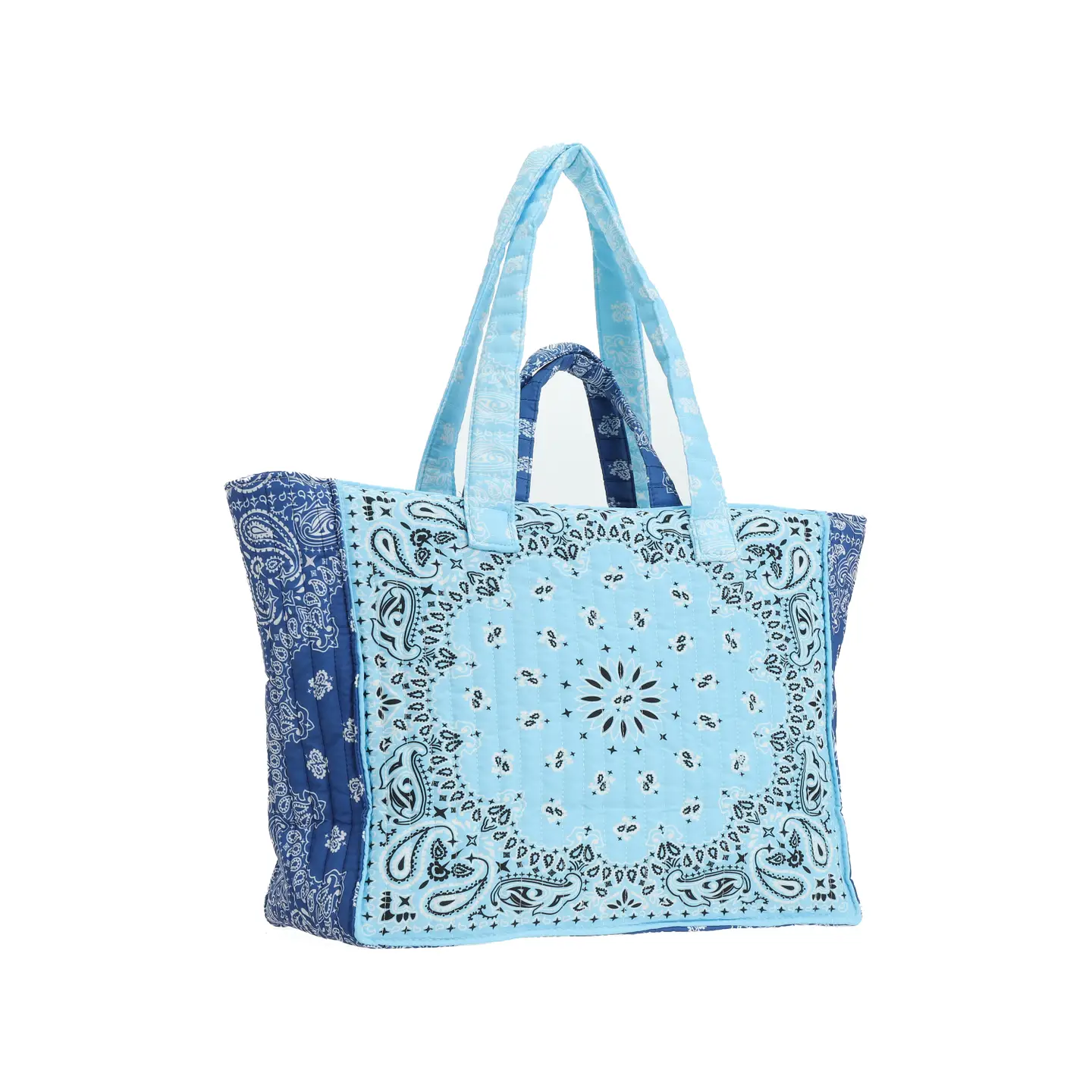 Blue Bandana Tote Bag - Image 2