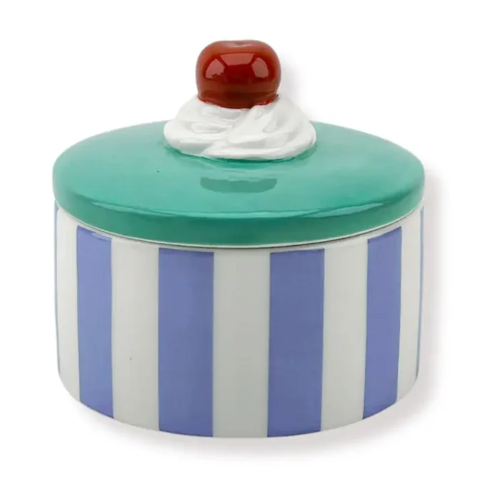 Storage Jar - Tartlet Cherry - Blue/ Purple - 9x9x7,5cm