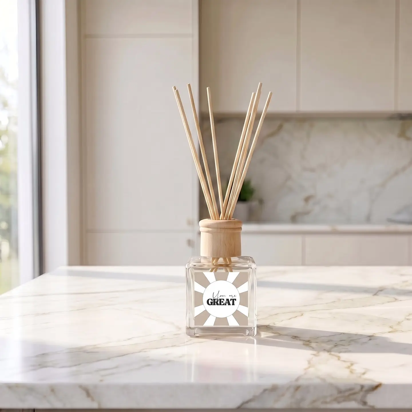 Reed Diffuser - You Are Great - Fresh Laundry - 100 Ml - Image 2