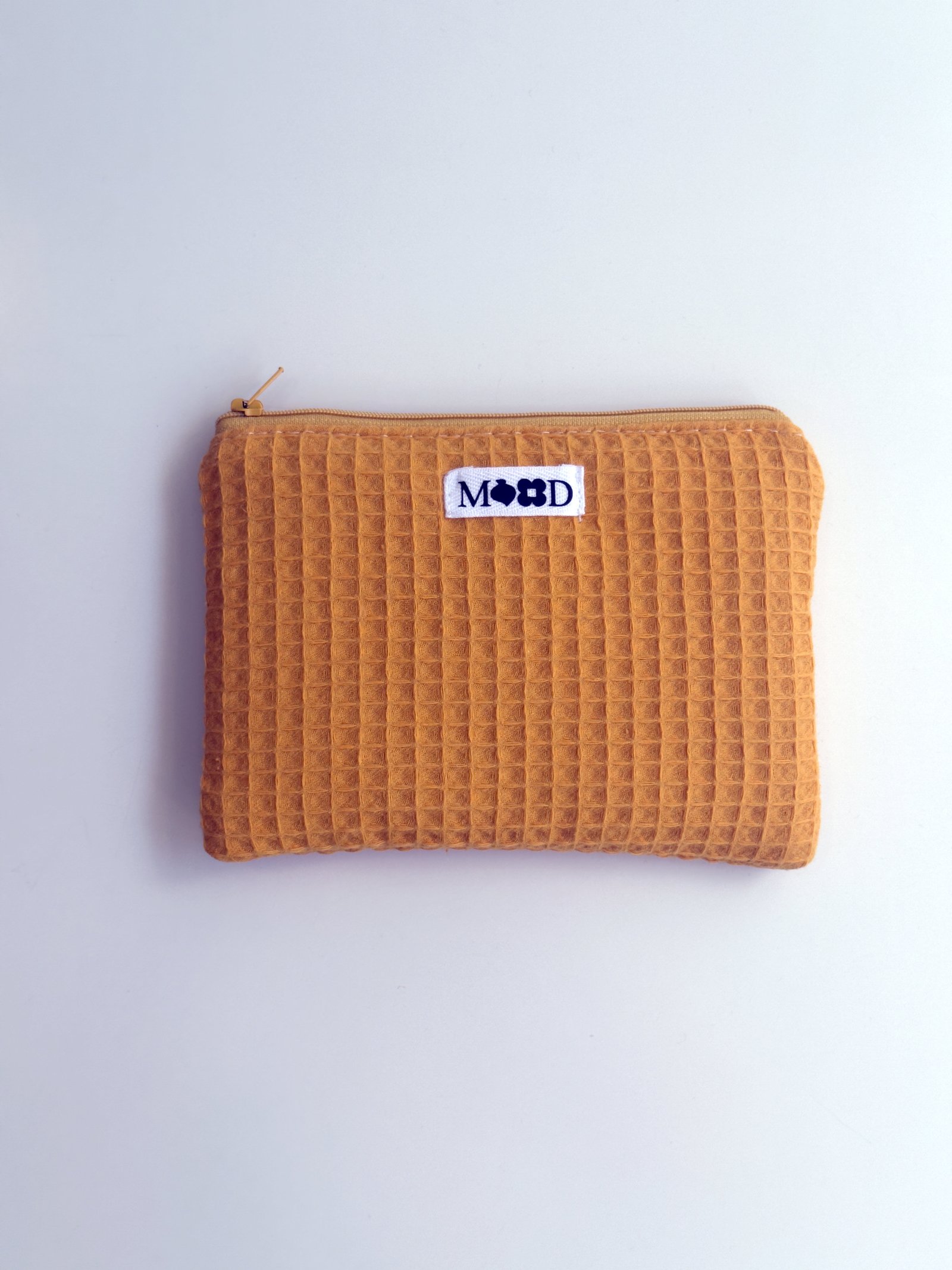 Ochre Pique Mini Pouch