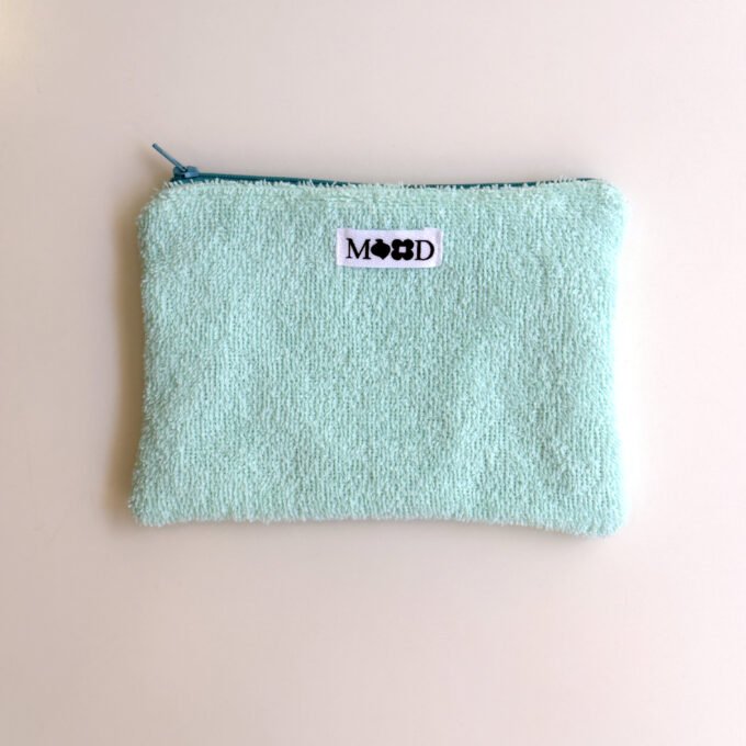 Turquoise Towel Mini Pouch