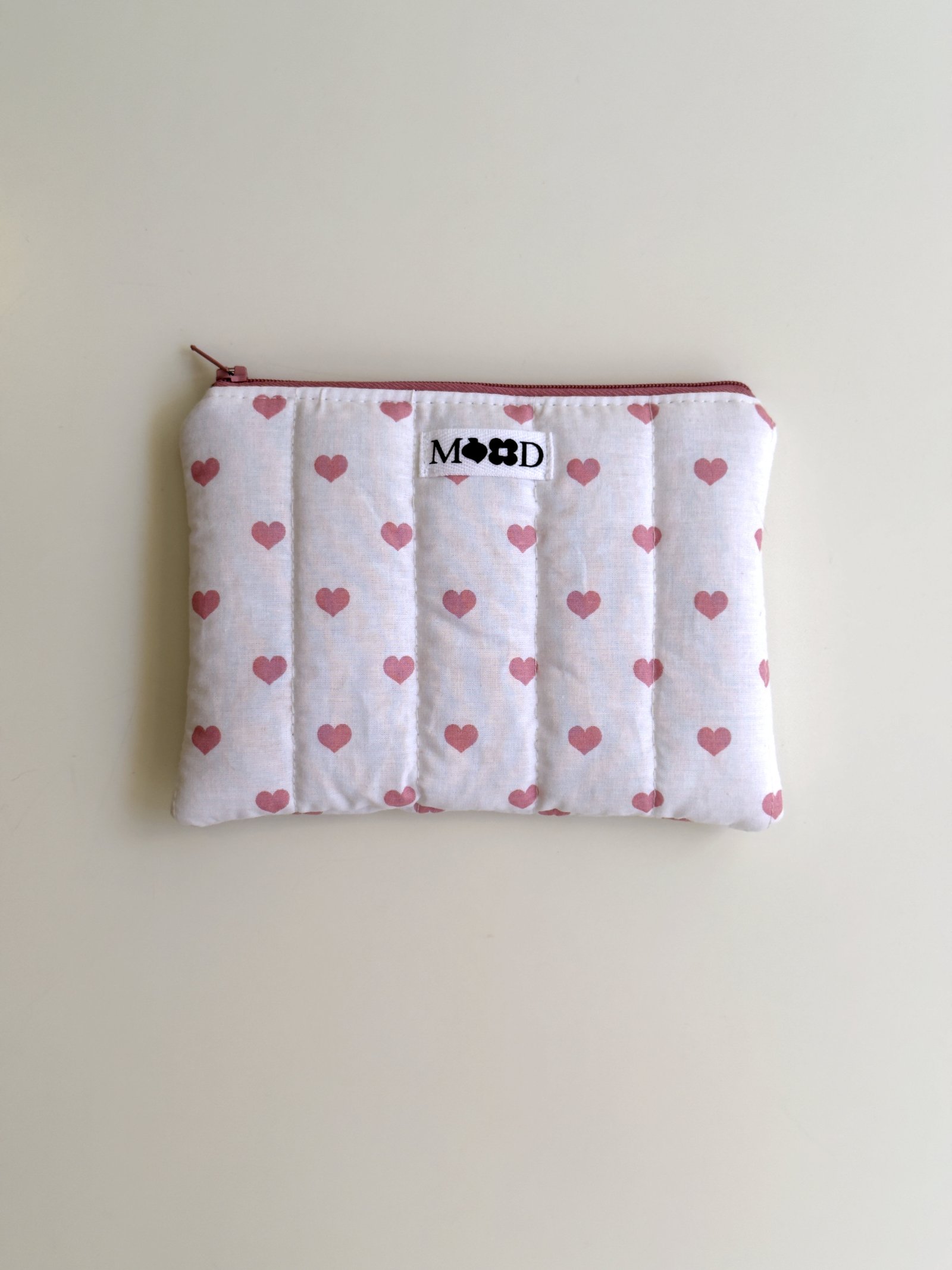 Pink Hearts Mini Pouch