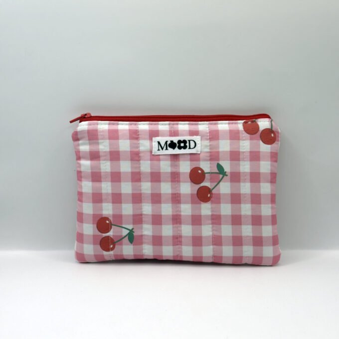 Pink Cherries Mini Pouch