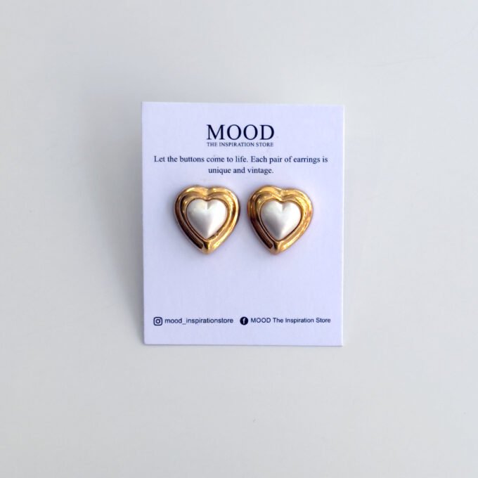 Just Love Button Earrings