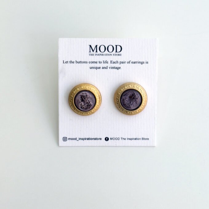 Renaissance Button Earrings