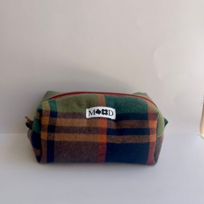 Scottish Plaid Autumn Mini Makeup Bag