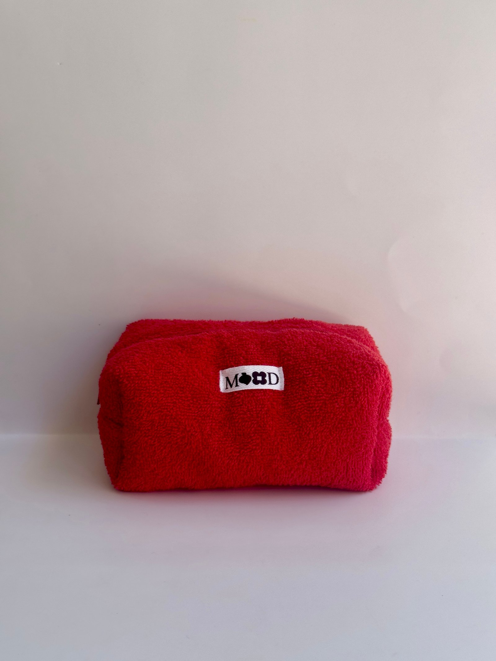 Red Towel Mini Makeup Bag
