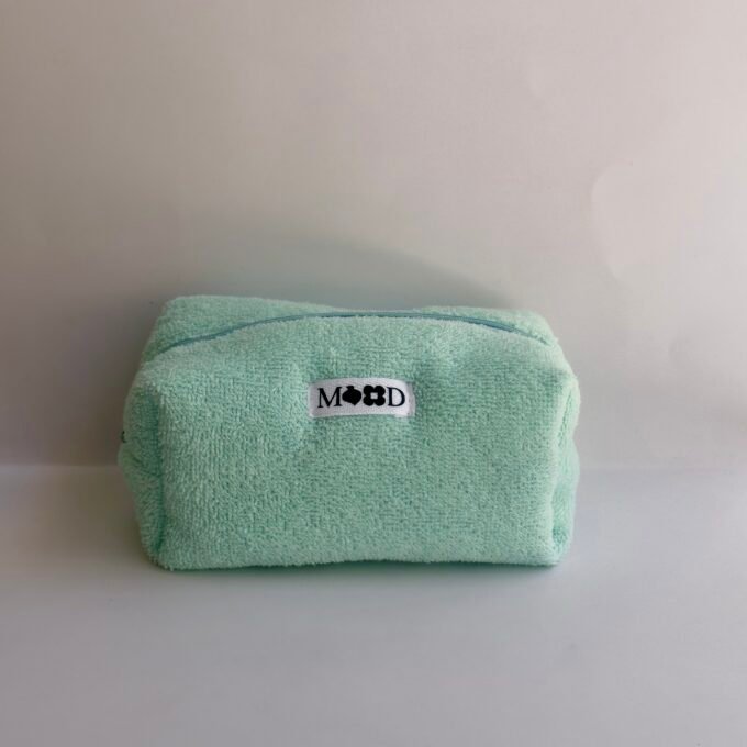 Turquoise Towel Mini Makeup Bag