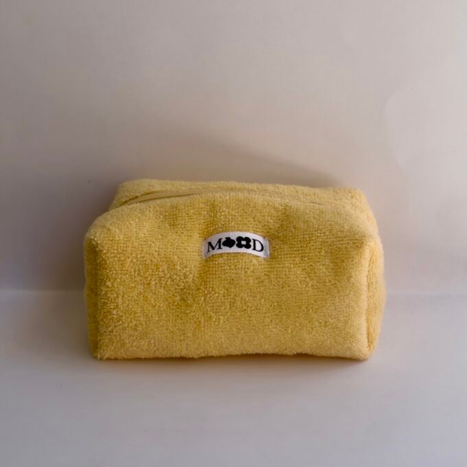Banana Yellow Towel Mini Makeup Bag