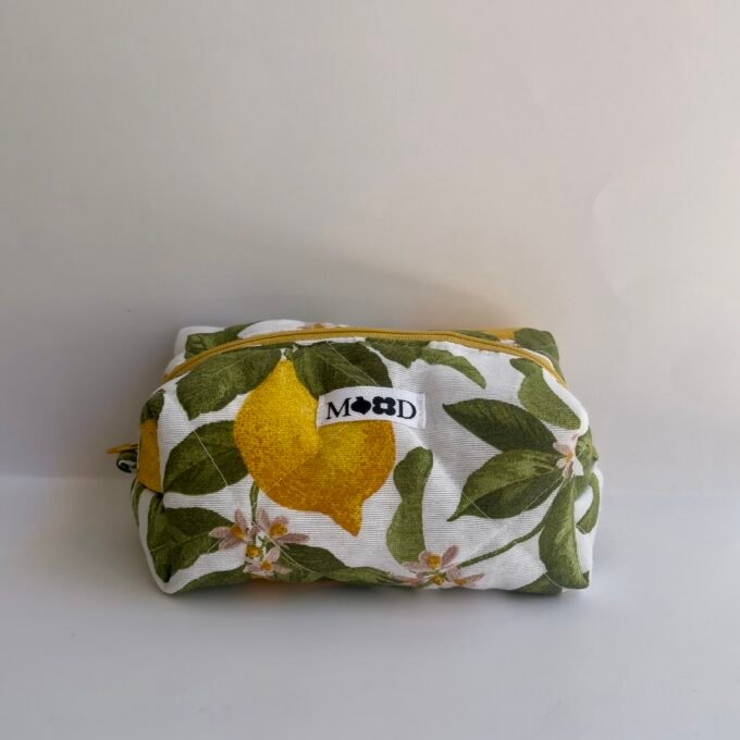 Meditteranean Lemon Mini Makeup Bag