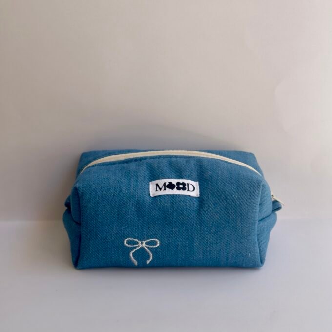 Jean Bow Mini Makeup Bag