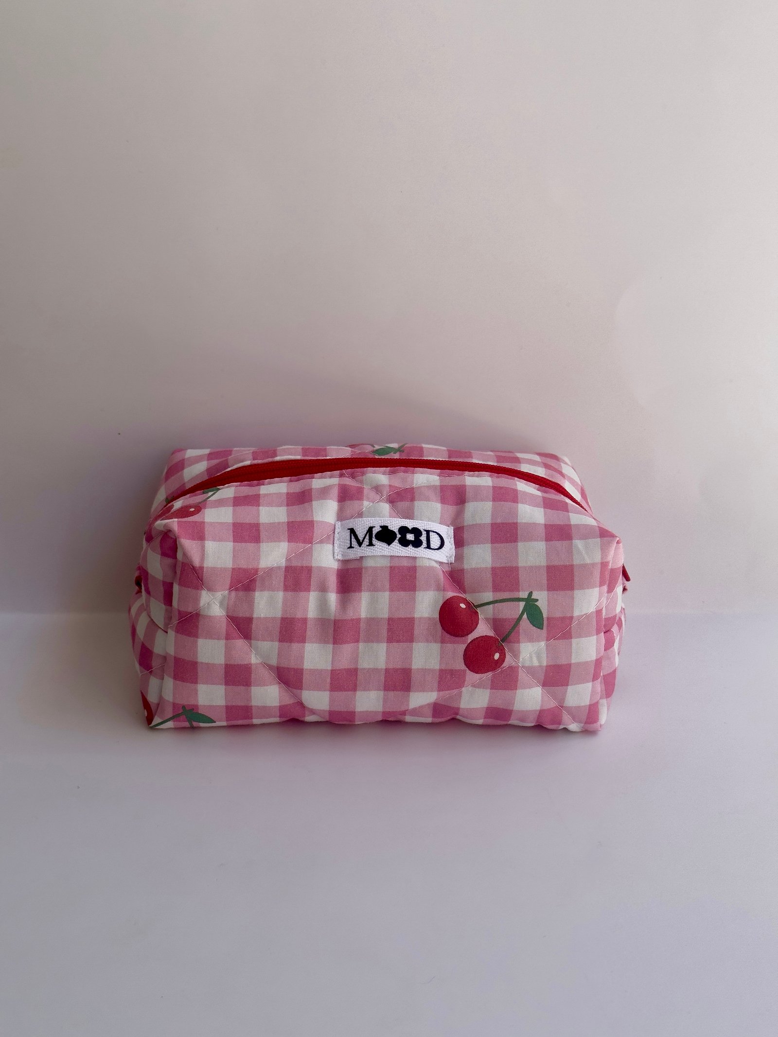 Pink Cherries Mini Makeup Bag
