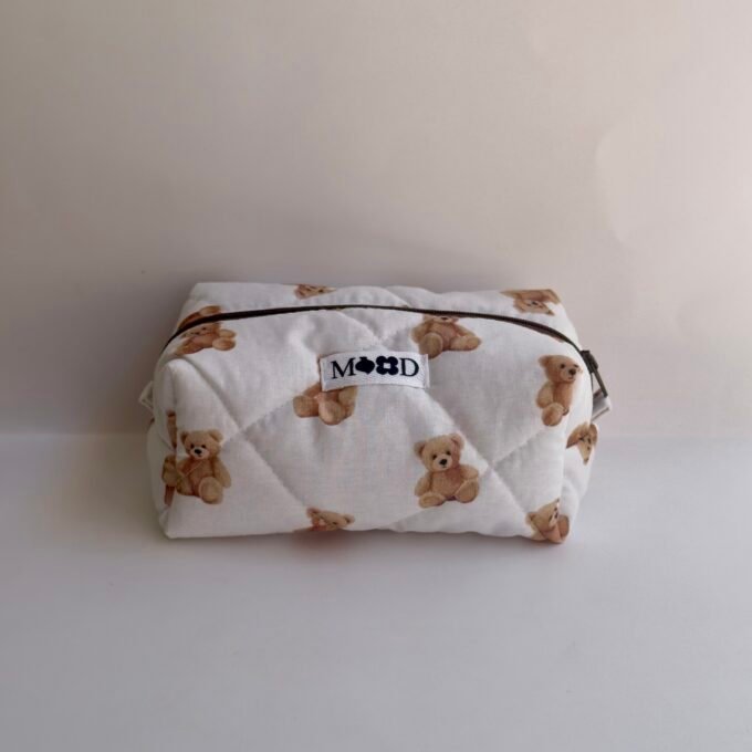 Teddy Love Mini Makeup Bag