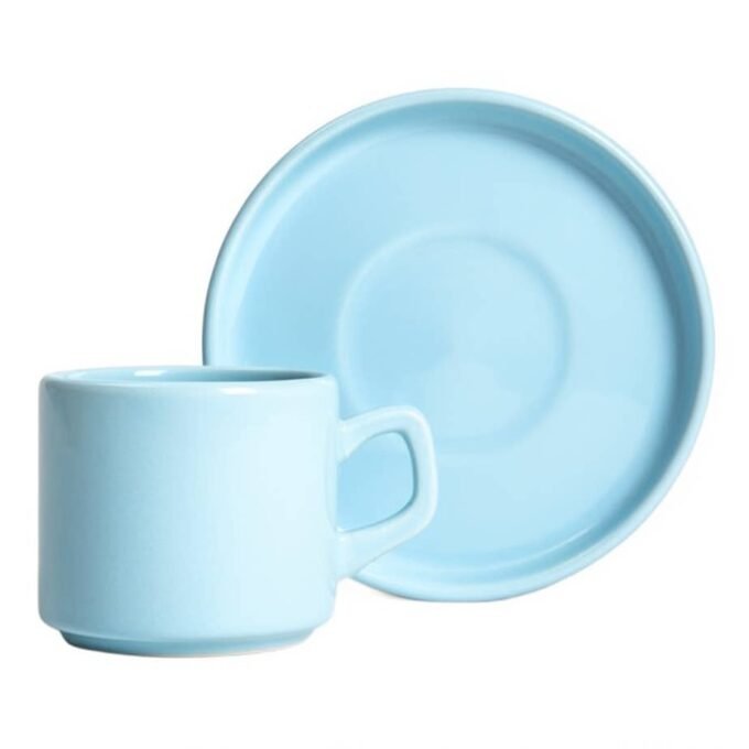Cup and Saucer | Famelio | Blue | 0.2 L